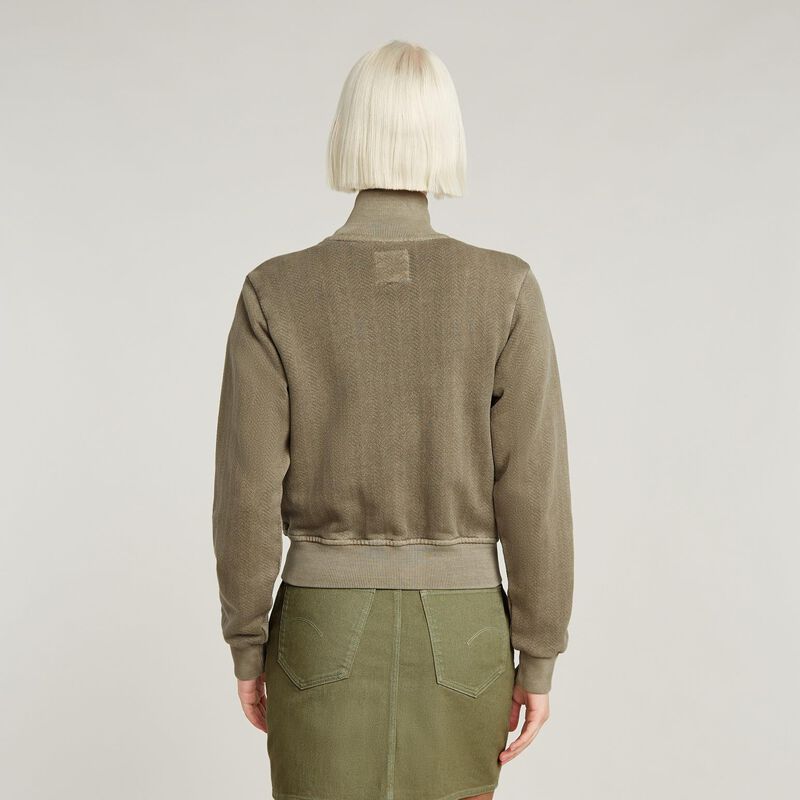 G-Star Overdyed Slim Track Sweater Jacket image number 1